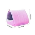thumbnail image 3 of PBAZIH Soft Plush Hanging Bed for Squirrels and Small Animals, Cozy Hanging Hammock Bed for Pets, Comfortable and Warm Bed for Small Animals Like Hamsters, Guinea Pigs, and Chinchillas, 3 of 7
