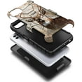 thumbnail image 4 of Boost Mobile Celero 5G Phone Case with Tempered Glass Screen Protector (Full Coverage), Nagebee Belt Clip Holster with Built-in Kickstand, Heavy Duty Shockproof Armor Rugged Case (Deer), 4 of 6