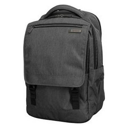 Samsonite Modern Utility Carrying Case (Backpack) for 15.6" Notebook - Charcoal, Charcoal Heather Water Resistant Bottom, Drop Resistant, Shock Resistant Interior - Ripstop Polyester, Tricot Pocket -