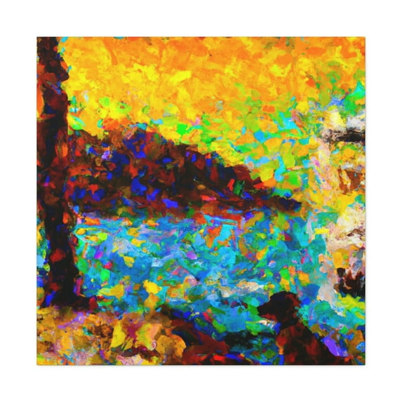 Glimpsing Starlit Vistas - Canvas