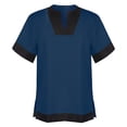 thumbnail image 2 of Tunic Viking, Viking Tunic Short, Sleeve Medieval Shirt, Belt Roman Knight, Viking Tunic Short Sleeve Medieval Shirt With Belt Roman Knight Costume Top for Movie Night, Blue XL, 2 of 6