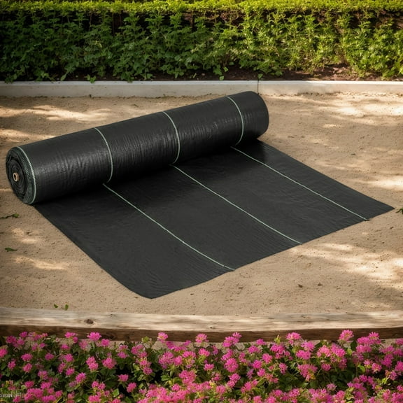 Resenkos 6.5 x 330/4 x 250/6 x 300 Feet Weed Barrier Landscape Fabric-6.5 ft