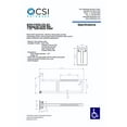 thumbnail image 4 of CSI Bathware BAR-FB29-125-PO Barre d'Appui, en Acier Inoxydable Satiné, 4 of 4
