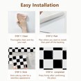thumbnail image 4 of DEWOO 10 Sheet Thicker Peel and Stick Backsplash, Self-Adhesive Wall Tiles for Kitchen Bathroom, Vinyl Material, Easy to Install, 12"x12", Black, 4 of 12