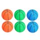 thumbnail image 1 of 6pcs 6inch Pelota Hinchable de Baloncesto Inflable para Niños Al Aire Libre, Juego de Deportes, Juguete Sunnimix Mini pelota de playa de baloncesto, 1 of 4