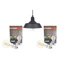 thumbnail image 1 of Sylvania LED Dimmable 60W Hudson Factory 12" Pendant A19 Light with Extra Bulb, 1 of 9