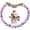Purple, variant on Colorful Dog Necklace CollarVariety 16mm Beaded Pet Collar with Adjustable Belt BuckleDog Friendship Collar Suitable for Daily Wear by Medium Large Pets and Festival Themed Photo PurpleXL(18.5-20.5")
