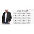 thumbnail image 6 of GIRUNS Men's Casual Varsity Jacket Vintage Suede Bomber Jackets Lightweight Outerwear Coat Brown L, 6 of 6