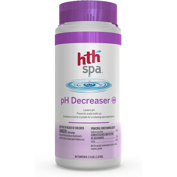 HTH Spa pH Decreaser for Hot Tubs and Spas, 2lb.