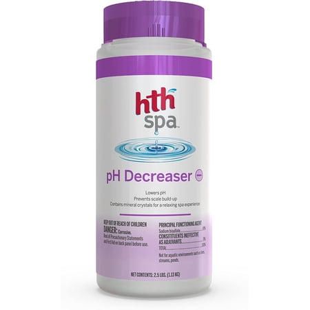 HTH Spa pH Decreaser for Hot Tubs and Spas, 2lb.