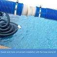 thumbnail image 5 of Pool Hose Connector Coupling Set | 3PCS Plastic Adapters for 1-1/4" or 1-1/2" Filter Pump Hoses | 6PCS Adjustable Stainless Steel Clamps | Pool Vacuum Extension Kit | White | 4.8" Length, 5 of 9