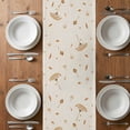 thumbnail image 5 of Pumpkins Fall Table Runner Vintage Floral Thanksgiving Rustic Tablerunners 13 x 60 Inch, Table Decorations Tabletop Scarf for Summer Gathering Holiday Farmhouse Kitchen Dining Decor, 5 of 8