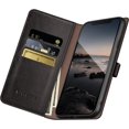 thumbnail image 4 of for iPhone 14 6.1" Phone case,[3 Credit Card Slot][RFID Blocking Leather] Flip Folio Book Shockproof Protector,Holder Stand Cases,Women Men for Apple 14 Wallet Cover,Black, 4 of 11