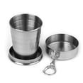 thumbnail image 1 of Taza plegable telescópica CUTICAT Acero inoxidable 2pcs 75ML, 1 of 8