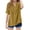 Gold, variant on Otqutp Linen Shirts Girls Long Sleeve Button Down Shirt Tops Baggy Casual Roll Up Tees Teen Lightweight Fashion Blouses Kids Tee Top