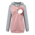 thumbnail image 2 of 2026 ! asdoklhq Maternity Clothes for Women,Pregnant Tops Nursing Maternity Long Sleeves Hooded Clothes Casual Blouse, 2 of 6