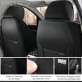 thumbnail image 5 of 2022 Car Seat Cover for BUICK ENCORE GX , Faux Leather 5 Seats Full Set With a Headrest and Lumbar Support Non-slip, Black Car Seat Covers, Airbag-Compatible, 5 of 7