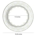 thumbnail image 2 of Hanna K Signature Metallic Rays 10.25" Dinner Paper Plates: 18Ct, 2 of 3