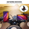 thumbnail image 2 of Himition Aluminum Alloy Mobile Phone Bracket Motorcycle Navigation Bracket Mobile Phone Holder Riding Equipment Black (Handlebar Type), 2 of 5
