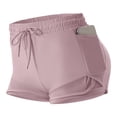 thumbnail image 4 of Loose High Withed ’s Shorts For Wear With Pockets And High Waist Breathable Yoga And Fitness Bottoms For Lightweight And Comfortable For Running And Workouts, 4 of 4