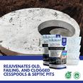 thumbnail image 4 of Cesspool & Septic Cleaner Kit by Accelerator by Dr. Pooper® - Commercial-Strength bio-Accelerator to get cesspools draining and Flowing Properly and Keep Them Working | Made in USA | Safe & Non-Toxic, 4 of 5