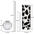 thumbnail image 2 of Cow Print Tumbler Cow Tumble Cow Print Cup Cow Mug, Cow Gifts for Cow Lover Women Teen Girls, Cow Stuff, Cute Cow Print Skinny Tumbler with Lid and Straw, 20oz Cow Tumbles for Women, 2 of 6