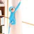 thumbnail image 4 of KOYPTL Long Arm Hanging Monkey Stuffed Animals,Curtain Monkey Plush Toy Birthday Christmas Gifts for Kids (24Inch,Blue), 4 of 7