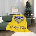 thumbnail image 2 of LHSHID Christmas Birthday Gifts for Mom Wrap Love Around Mom Mom Anniversary Christmas Birthday Gifts from Daughter Son Presents for Mother I Love You Mom Blanket 60x80in, 2 of 3