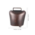 thumbnail image 2 of 4pcs Portable Copper Cattle Sheep Grazing Bells Farming Accessories (Coppery), 2 of 7