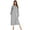 Gray, variant on XMMSWDLA Long Hooded Robes for Women Flannel Full Length Spa Bathrobe Nightgown Sleepwear Bath Robes