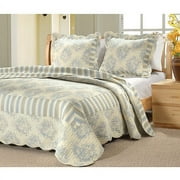 Country Stripe 2pc Set Twin, Quilted