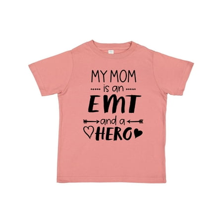 

Inktastic My Mom is an EMT and a Hero Gift Toddler Boy or Toddler Girl T-Shirt