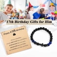 thumbnail image 5 of 8th 9th 10th 13th 14th 15th 16th 17th 18th 21st 30th Birthday Gifts for Boys Cross Bracelets for Son/Grandson/Brother/Nephew, 5 of 5
