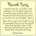 thumbnail image 2 of John 15 Branch Cross Necklace - Gift Boxed with Growth from Hardship Story Card - Sterling Silver Made in USA (18" chain), 2 of 5