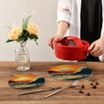thumbnail image 7 of GZHJMY Surfer Riding Waves Trivets Pot Holders Set of 2 Decoration Potholders Pure Cotton Thread Weave Trivets, Coasters, Placemats, Spoon Rest for Cooking for Kitchen Pans Bowl Teapot, 7 of 7