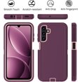 thumbnail image 2 of WWS-for Samsung Galaxy A26 Protective Case, Heavy Duty [Shockproof] [Dropproof] [Dustproof] Phone Case 3-Layer Rugged Hard Cover, Purple/Pink, 2 of 4