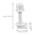 thumbnail image 2 of unbranded 8Ud Accesorios Para Fijar Asiento De Inodoro Con Tornillos Expansibles ABS Para Uso En Sanitarios, 2 of 8