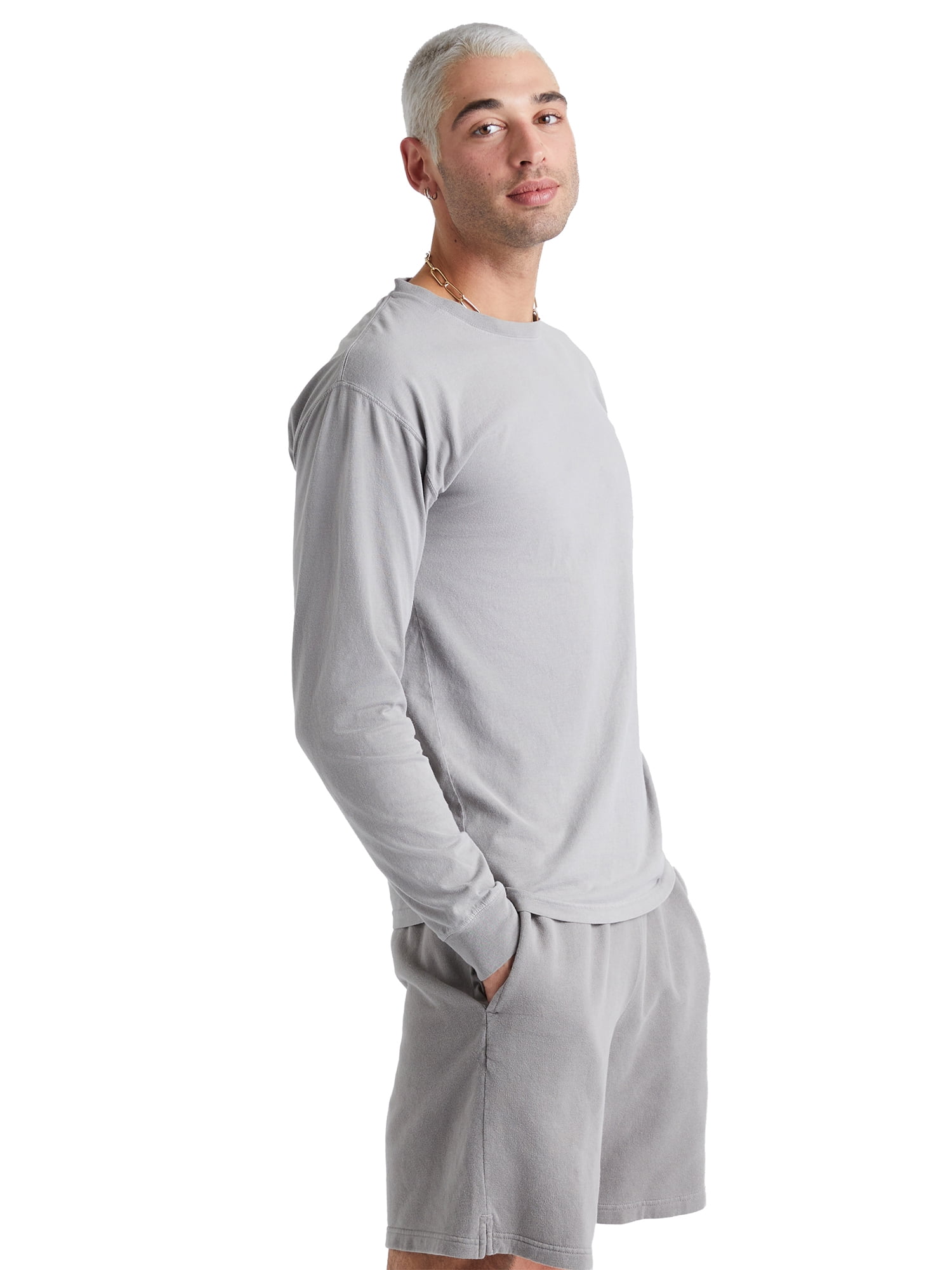 Hanes Originals Men's Garment Dyed Long-Sleeve T-Shirt, Sizes S-3XL