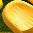 thumbnail image 5 of HCNTES Kids Cloud Slides Sandals Indoor House Slippers Shower Shoes for Boys Girls Comfort Footbed Slipper Open Toe Outdoor Sandal(Yellow,13), 5 of 7