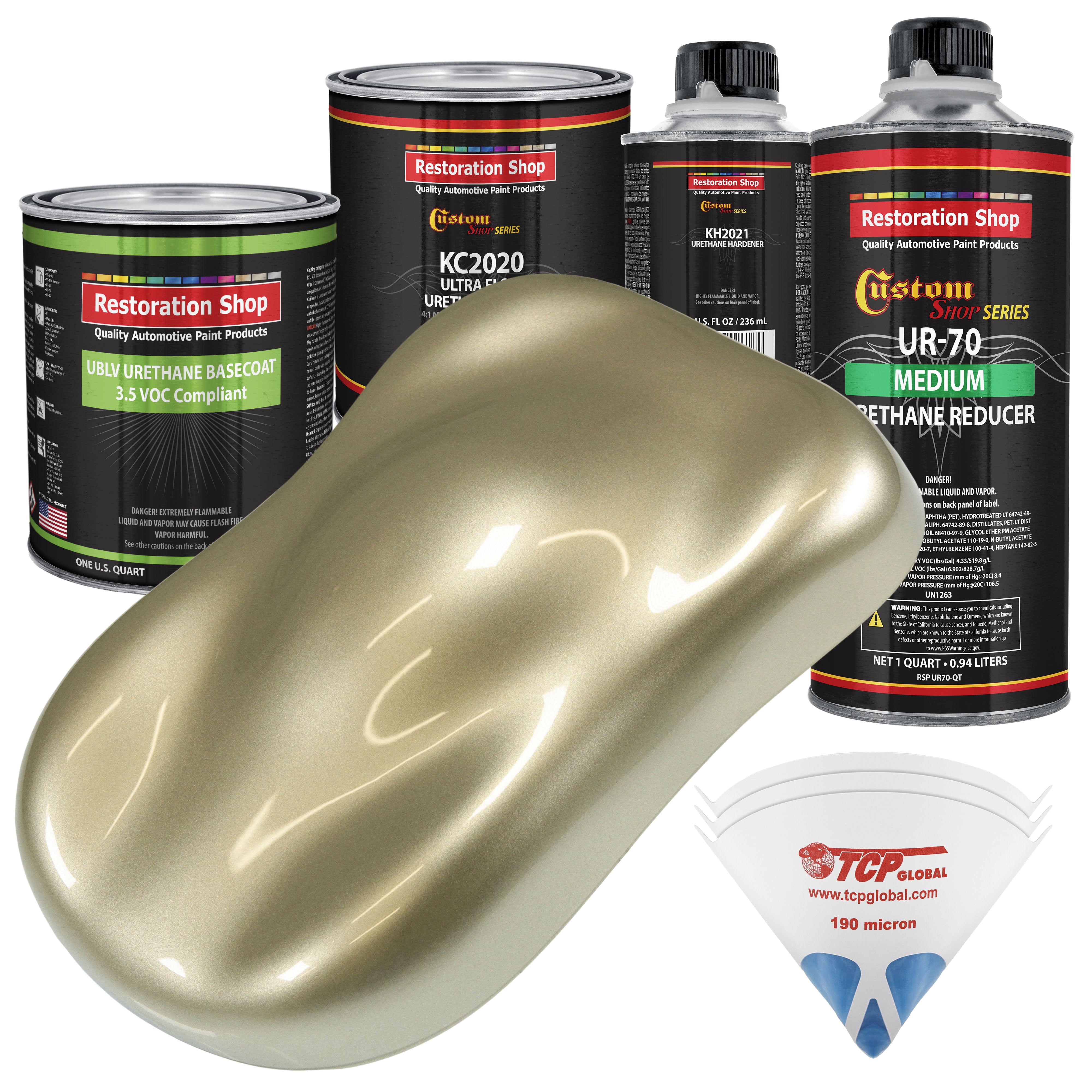 Champagne Gold Metallic Prem Quart Kit Low VOC URETHANE BASECOAT Auto