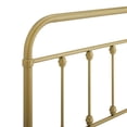 thumbnail image 5 of Modway Sage Modern Farmhouse Twin Metal Spindle Headboard in Gold, 5 of 7
