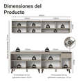 thumbnail image 3 of Cocina Integral Completa Modular Madesa Nice 240cm Crema, 3 of 6