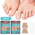 thumbnail image 1 of Parche Reparación Infecciones Corrector Uñas Los Pies Sin Pegamento 16 Uds., 1 of 8
