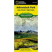 National geographic maps: trails illustrated: lake placid, high peaks: adirondack park - folded map: 9781566953573