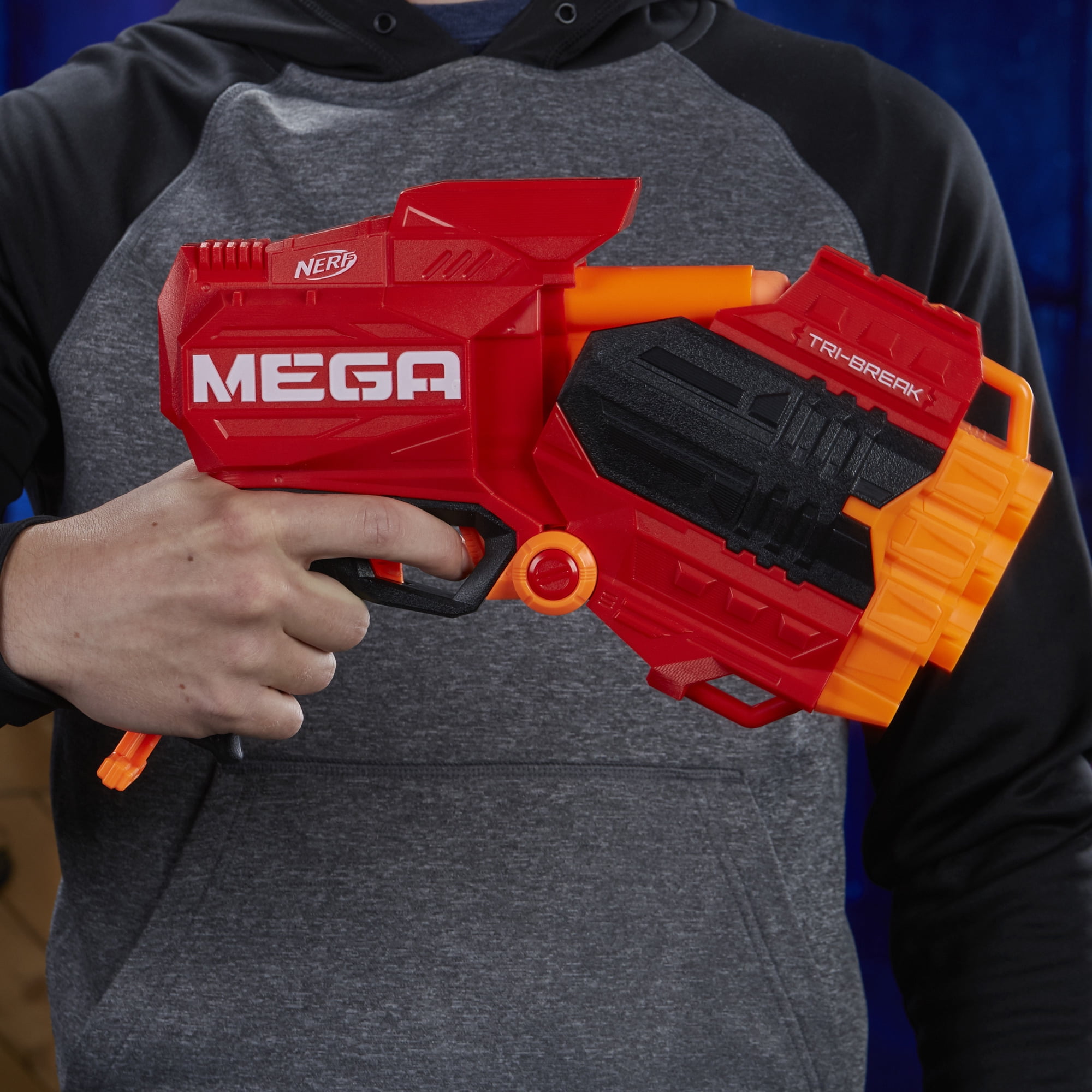 Nerf N-strike Mega Includes 3 Nerf Mega WhIstler darts, Ages -