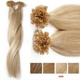thumbnail image 3 of Benehair U Tip Hair Extensions 100% Remy Human Hair Pre Bonded U-tip Nail Keratin Fusion Glue Stick Tipped Blonde Hair Extensions 0.5g 100pcs, 3 of 13
