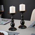thumbnail image 5 of Uxgjfwu Iron Candle Holder Vintage Table Centerpiece for Wedding Halloween Home Dining Table Decor (L), 5 of 6