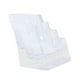 thumbnail image 4 of Portafolletos acrílico transparente para mostrador, organizador de regalos, expositor de folletos A4 3 niveles, 4 of 9