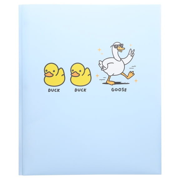 Pen+Gear 3-Prong 2-Pocket Poly Folder, Blue Duck Duck Goose