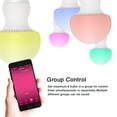 thumbnail image 2 of Simzone Bluetooth Smart Light Bulb LED RGBW Changing + Dimmable White Light, Smartphone Remote Controlled Via App, Connection by Bluetooth 4.0, E27/27 Socket(8W), 2 of 8